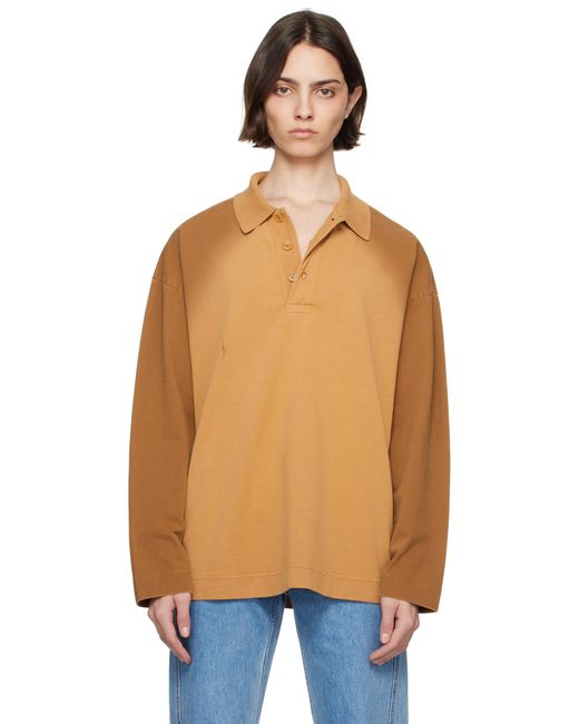 J.W. Anderson タン 長袖 ラガーシャツ Blue