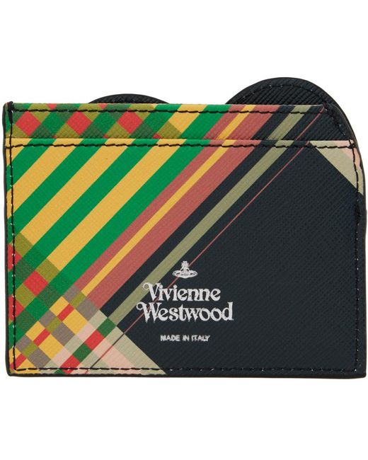 Vivienne Westwood Metallic Heart Card Holder for men