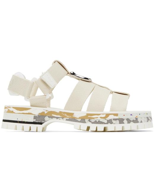 Chloé Black Off-white Nikie Sandals