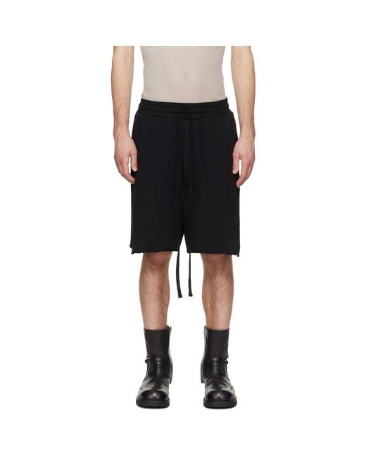 Thom Krom Black M St 513 Shorts for men