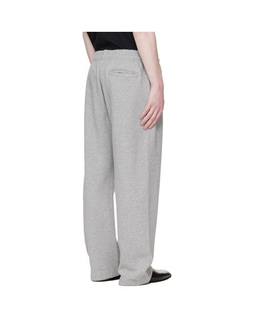 Entire studios White Straight Leg Sweatpants for men