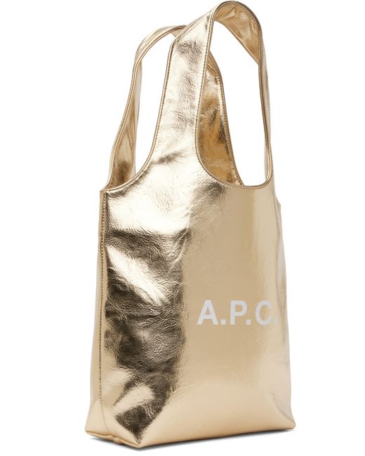 メンズ A.P.C. ゴールド スモール Ninon トートバッグ Natural