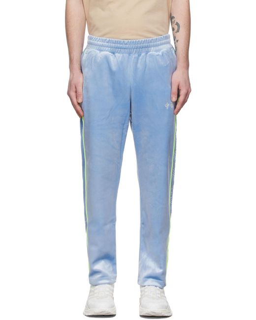 Li-ning Blue Velvet Lounge Pants for men