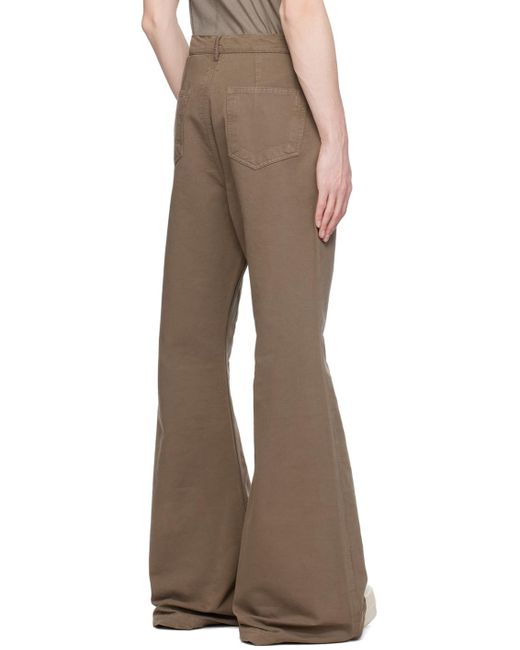 Rick Owens Natural Gray Bolan Trousers for men