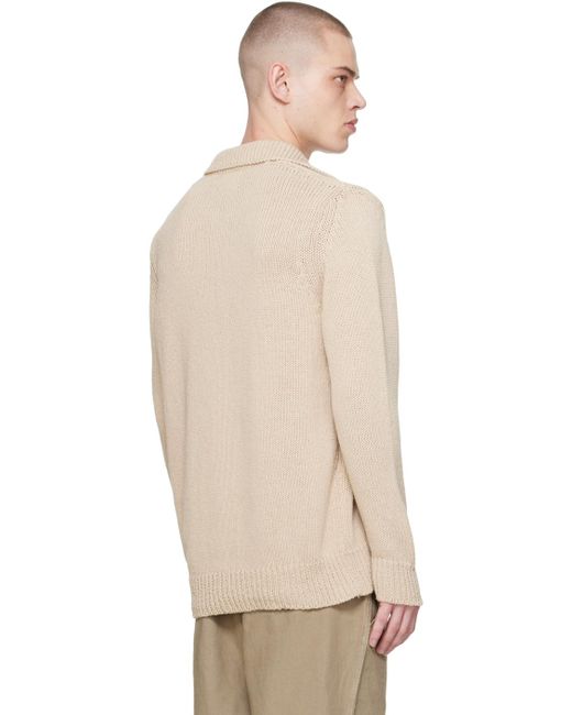 Norse Projects Natural Lasse Polo for men