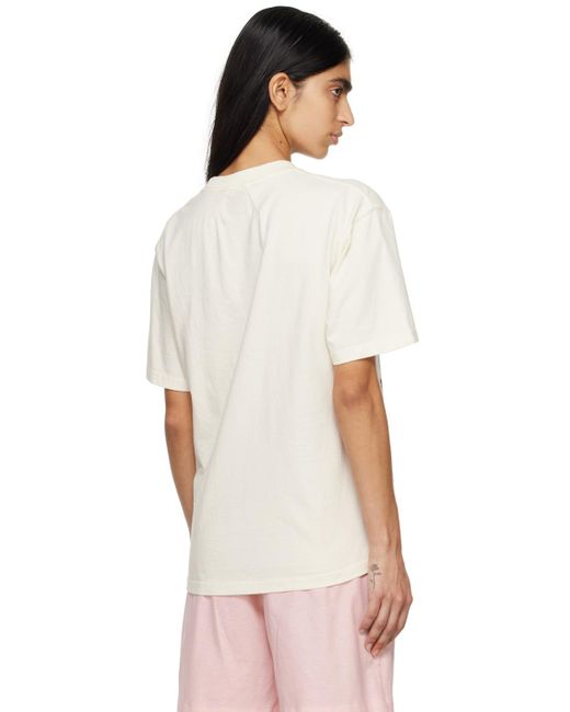 T-shirt 'cannes' blanc cassé à image Rhude en coloris Multicolor