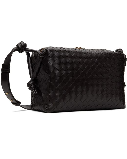 Bottega Veneta Black Medium Loop Weekender Duffle Bag