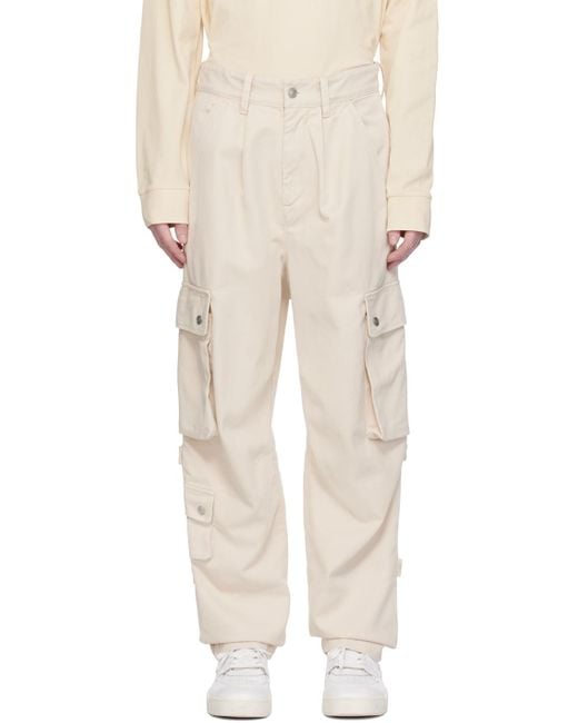 Isabel Marant Natural Beige Telore Cargo Pants for men