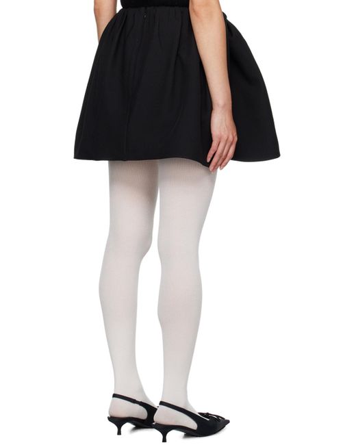 ShuShu/Tong Black Bowknots Miniskirt