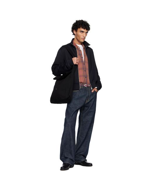 Our Legacy Black Sling Bag for men