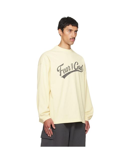 Fear Of God Natural Merch Long Sleeve T-Shirt for men