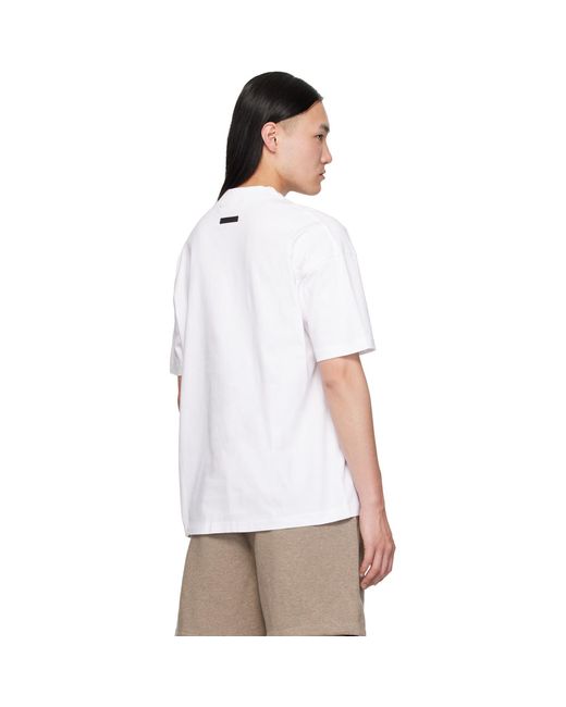 Fear Of God White Classic T-Shirt for men