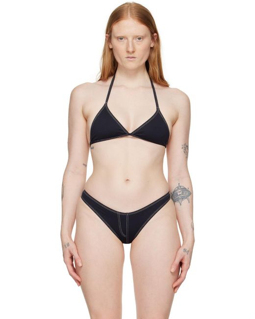 GIMAGUAS Black Victoria Bikini Top