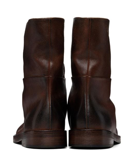Marsèll Brown Tubetto Boots for men