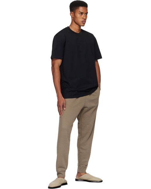 メンズ Skims ブラック Heavyweight Cotton リラックス Tシャツ Black