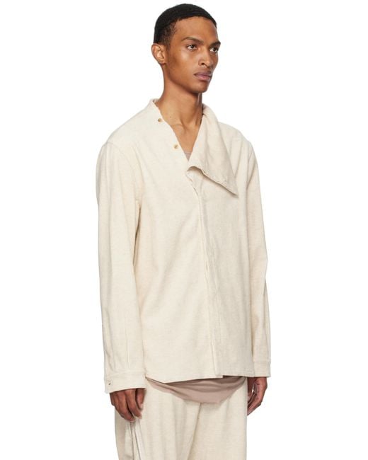 Rick Owens Multicolor Off- Concordians Island Shirt for men