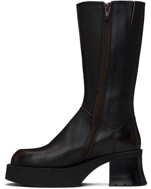 Miista Black Ilse Boots