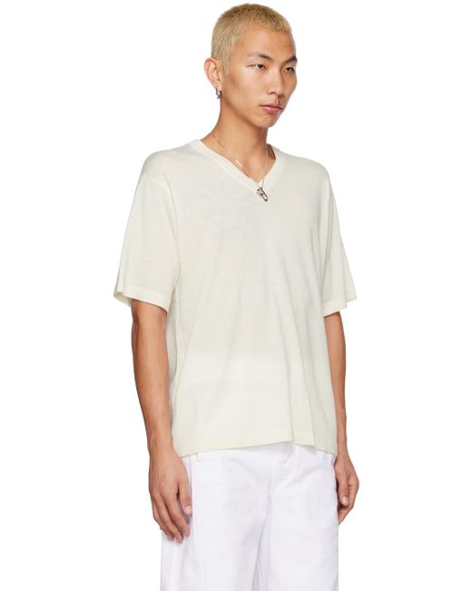 Lisa Yang White Amard T-shirt for men