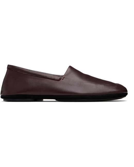 Lemaire Black 'Indoor' Slipper Loafers