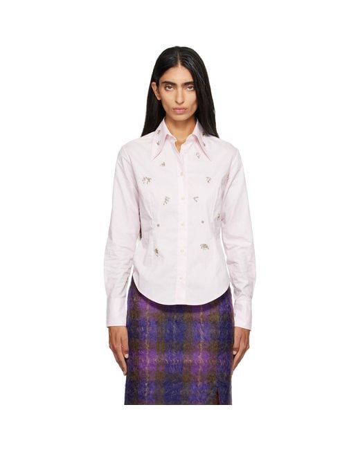 RESCHA White Ssense Exclusive Sharoukan Shirt