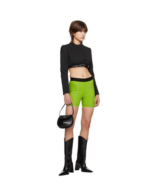 Coperni Green C+ Shorts