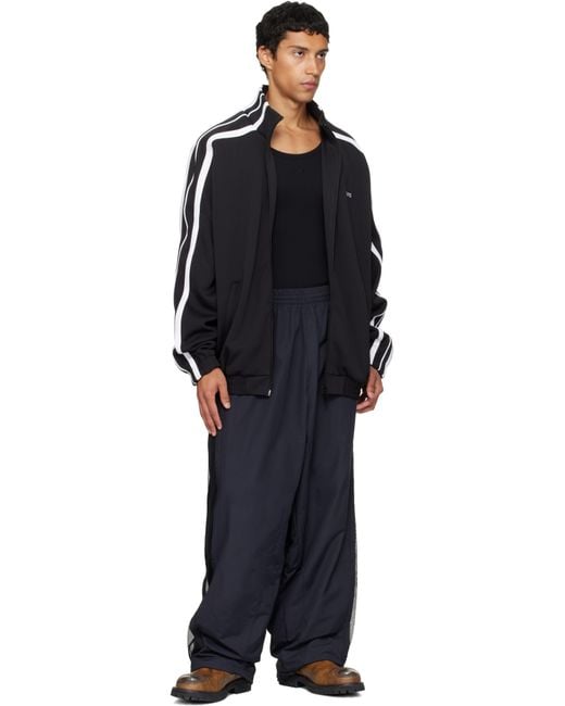 Vetements Blue Mesh Panel Track Pants for men