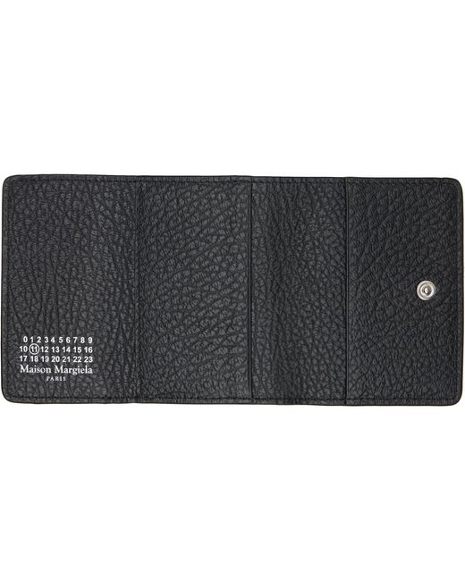 Maison Margiela Black Four Stitches Pocket Wallet for men