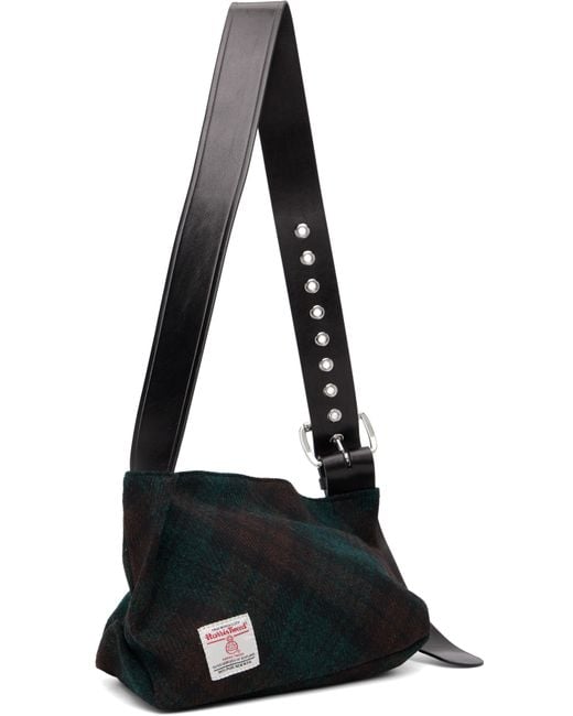 Vivienne Westwood Black Maxime Small Crossbody Bag