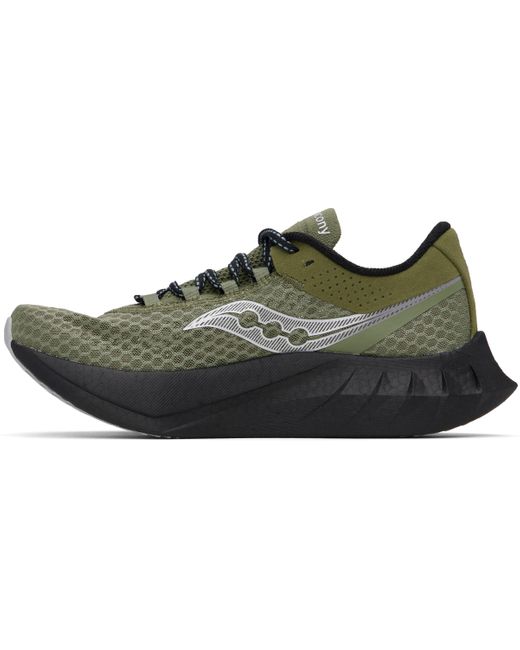 メンズ Saucony グリーン Endorphin Pro 4 スニーカー Black
