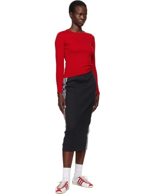 adidas maxi skirt