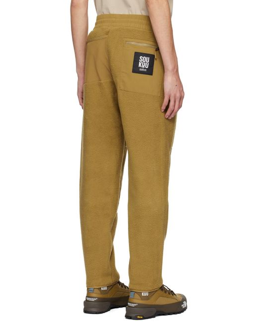 Undercover Yellow Brown The North Face Edition Sweatpants for men