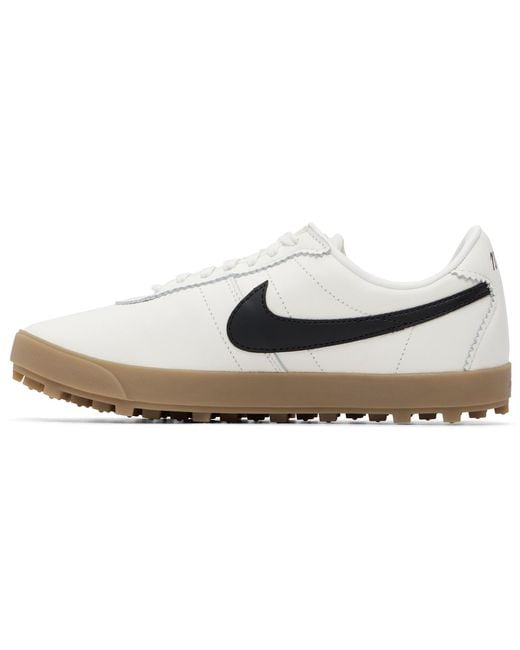 Nike White Off- Astrograbber Leather Sneakers