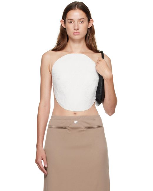 Courreges Multicolor Illusion Circle Lace Bodysuit