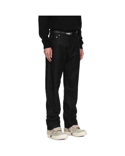 Rick Owens Black Tower Kurdt Trousers for men