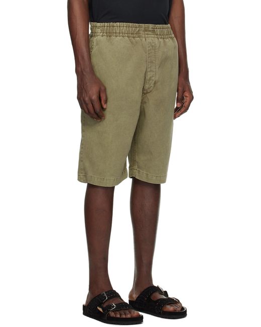 メンズ Isabel Marant カーキ Tyler デニムショートパンツ Natural