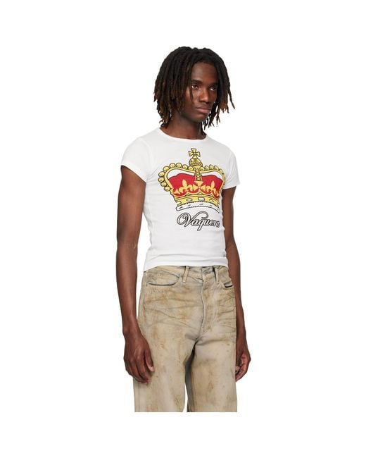 VAQUERA White Crown Baby T-Shirt for men