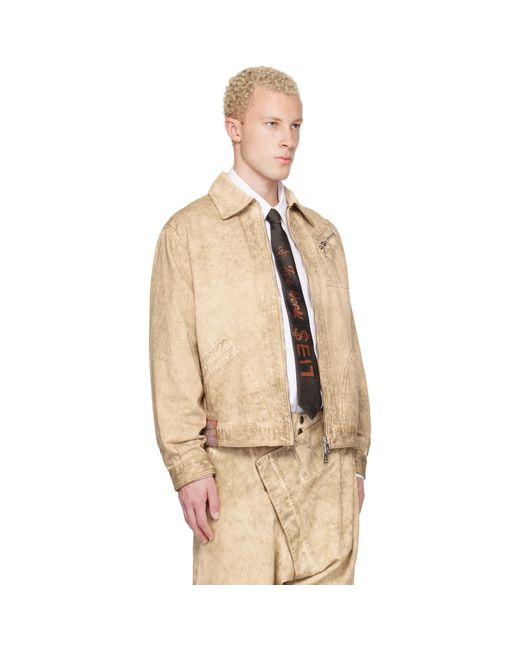Vivienne Westwood Natural Piranha Denim Jacket for men