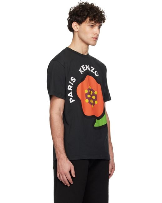 KENZO Paris Pop T-Shirt in Black for Men | Lyst UK