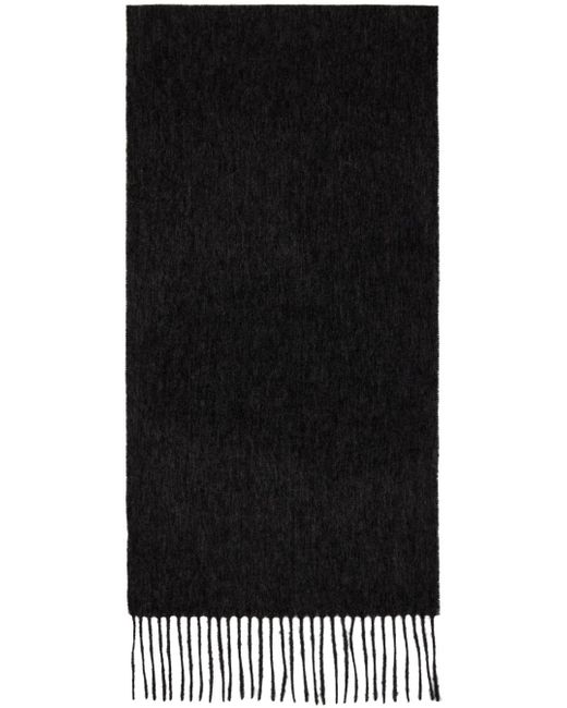 Écharpe grise à logo de zèbre PS by Paul Smith pour homme en coloris Black