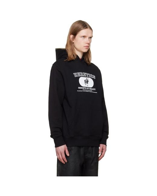 JKEEFER Black 'Concepts' Heretics Hoodie for men