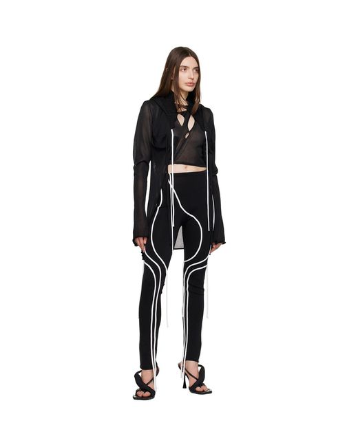 OTTOLINGER Black Strappy leggings