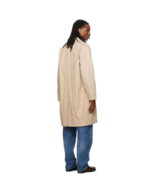 A.P.C. Metallic Urban Mac Coat for men