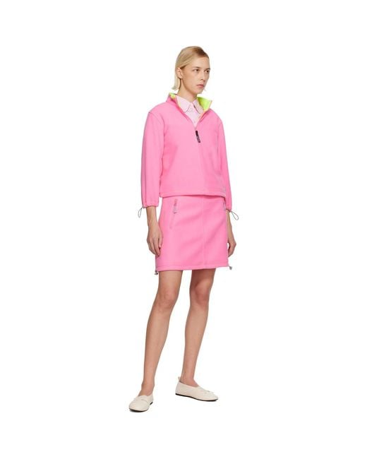 Sandy Liang Pink Polar Miniskirt
