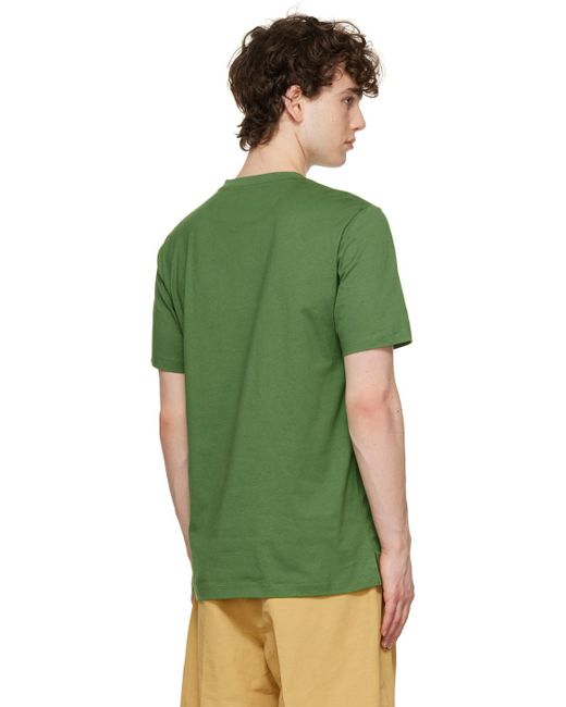 Paul Smith Green Paint Splatter T-shirt for men