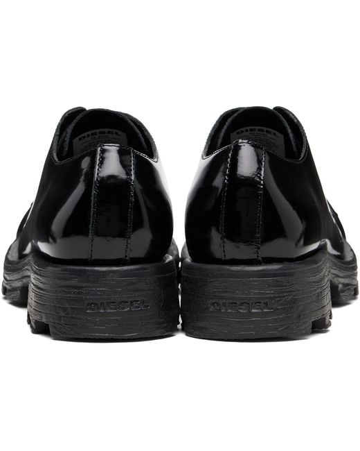 DIESEL Black S-Hammer So D Oxfords for men