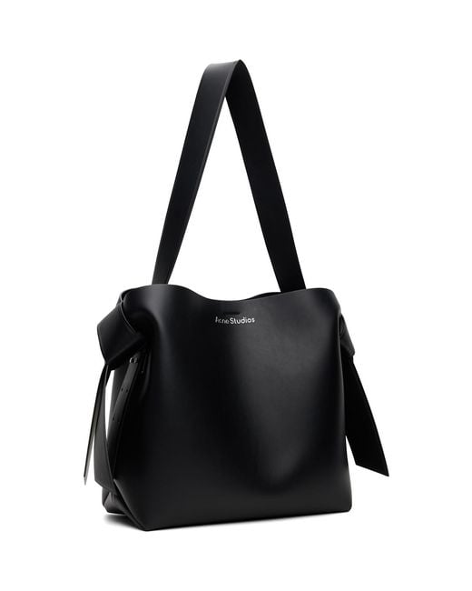 Acne Black Musubi Midi Shoulder Bag