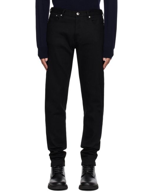 A.P.C. . Black Petit New Standard Jeans for men