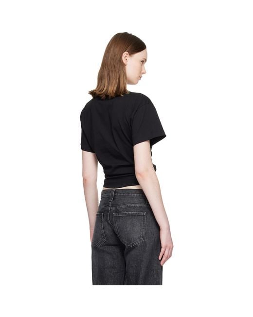 Rabanne Black Piercing T-Shirt