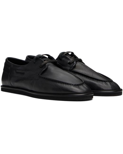 SOFT LEATHER DECK SHOES - AURALEE Official Website
