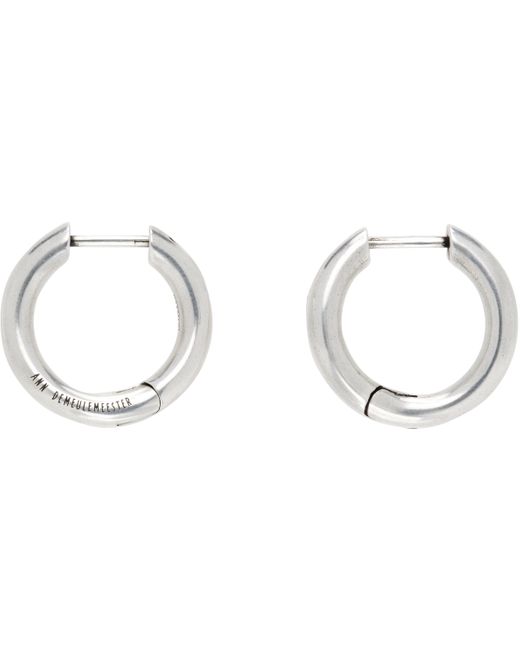 Ann Demeulemeester Black Alina Loop Earrings